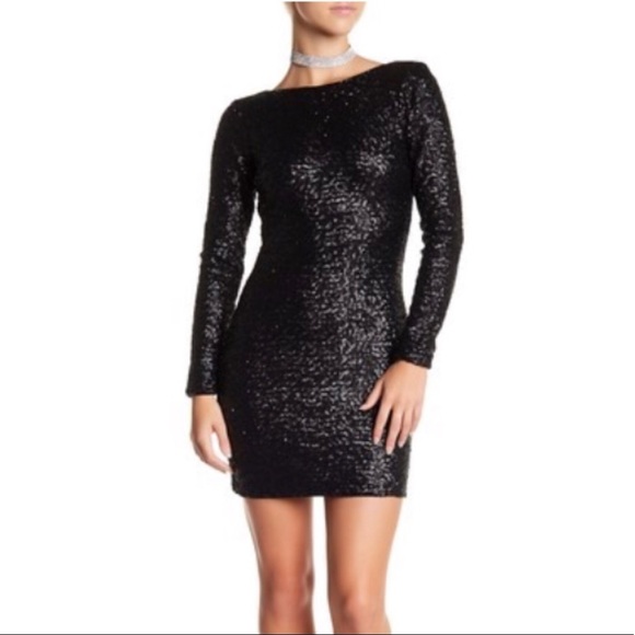 Divided Dresses & Skirts - ⚡️SALE⚡️ 🖤 Black Sequin Cocktail Dress 🖤